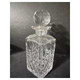 Lead crystal liquor decanter