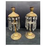 Candleholders with crystals