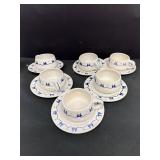 Poppy trail cups and saucers