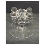 Candle wick candle holder