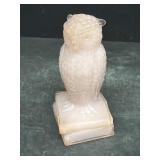 Degenhardt glass, pink owl