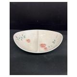 IROQUOIS informal China, divided bowl