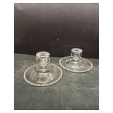 Glass decorative candleholders