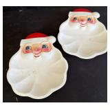 Holt Howard Santa Claus dishes, Japan 1950s