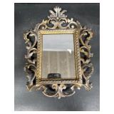 Antique picture frame mirror 4 x 6