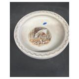 Antique pup, feeding mole with horse design