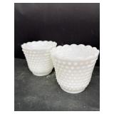 Fire king, milk, glass dishes