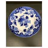 England, blue decorative plate