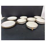 (6) soup, cups, and saucers