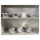 Tea cups and saucers