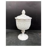 Milk, glass candy dish