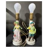 Figure table lamps occupied Japan
