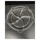 Candlewick divided plate