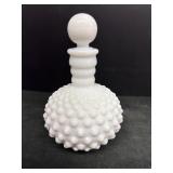 Milk, glass perfume bottle