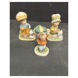 Little boy and girl figurines