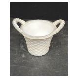 Milk glass toothpick holder