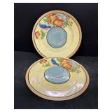 Hand painted Japanese plates