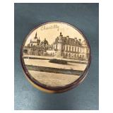 Wooden CHANTILLY dresser jar with contents