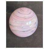 Pink paperweight