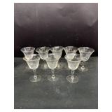 Heisy glass stemware