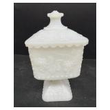 Milk, glass candy dish