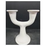 Double glass candle holder