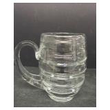 Beehive shaped glass mug