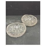 Cut glass bowls