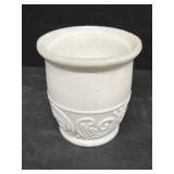 Milk, glass vase