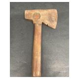 Wooden hatchet with Penny