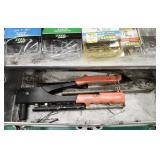 Metal Tool Box w/Rivet Guns & Rivets