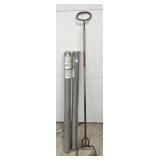 Apple Picker & (2) Rolls of New Aluminum Screen