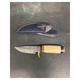 Damascus steel knife