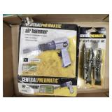 Central Pneumatic Air Chisel w/new bits