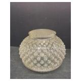 Hobnail lampshade glass