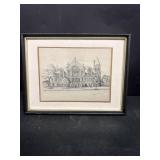 Williams print of courthouse