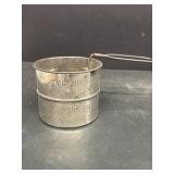 Antique sifter 2 cups
