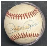 Pete Rose autographed baseball