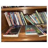 Group of books the Titanic, Star Wars, c