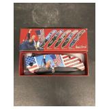 Donald Trump make America great pocket knife
