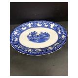 Early blue white platter