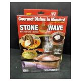 Stone wave microwave cooker