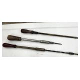 (2) VIntage Power Drivers & Lg. Screwdriver