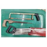 Miter Saw, Hack Saw and Key Hole Saw