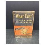 Wear ever aluminum cleaner advertising box with