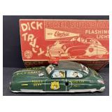 Dick Tracy, sirens squad, wind up car MARX
