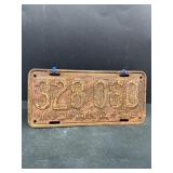 1936 matched set Indiana license plate plates