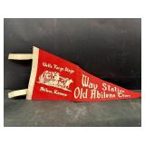Wells Fargo stage Abilene, Kansas pennant