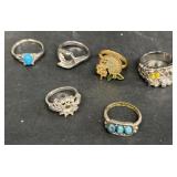 Costume jewelry rings