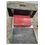 (3) Metal Boxes-no content